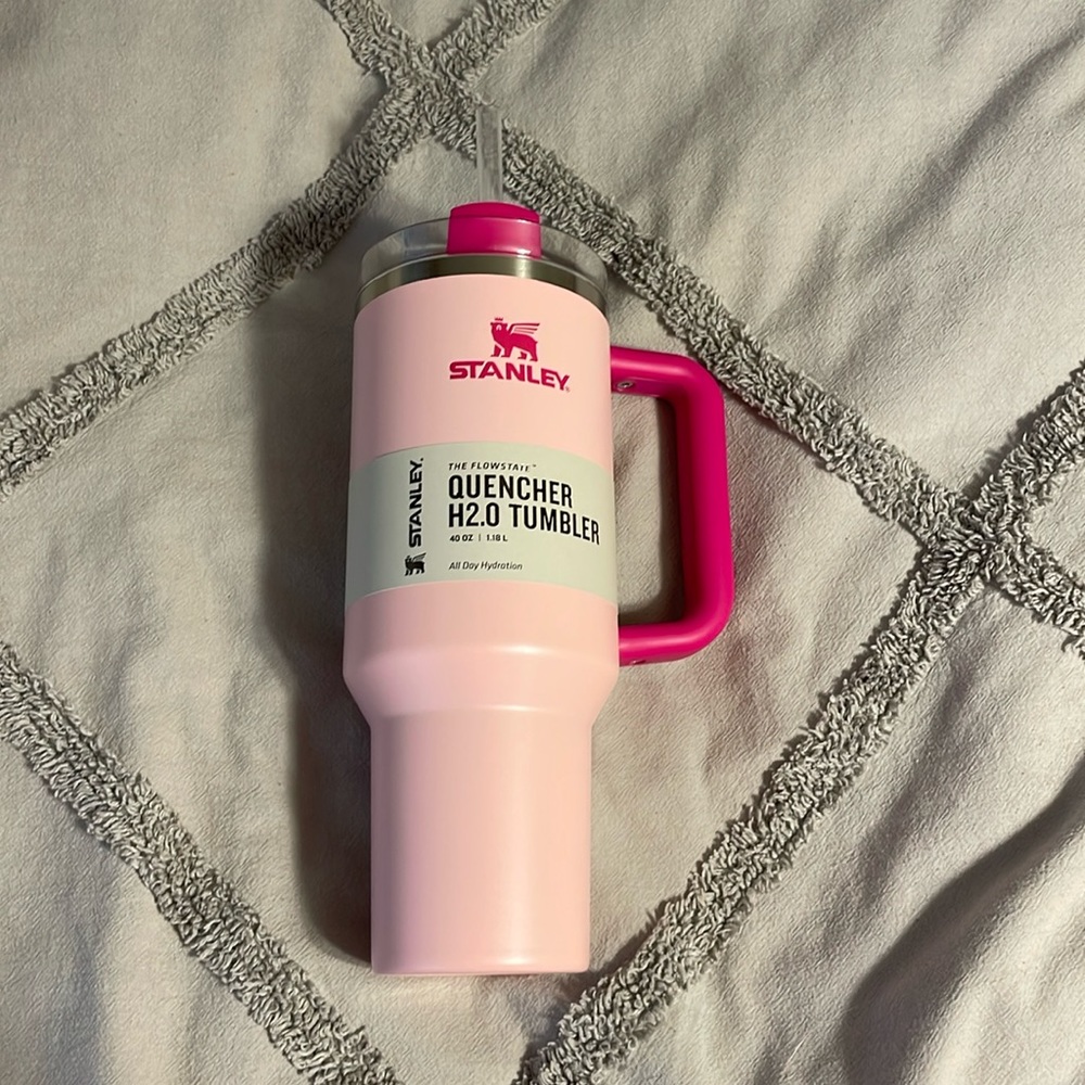 New Flamingo Pink Stanley Cup 40 oz quencher
